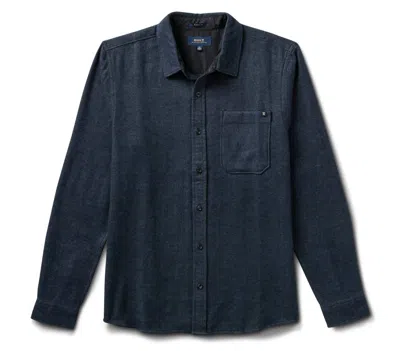 Roark Crossroads Flannel In Orion Blue In Multi