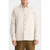 Roark Crossroads Organic Cotton Button-up Shirt In Brown