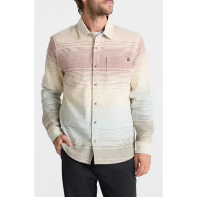 Roark Crossroads Organic Cotton Button-up Shirt In Multi