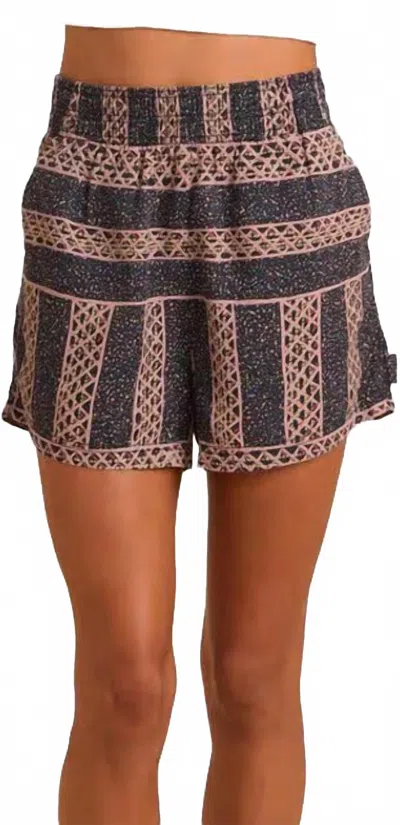 Roark Day Trip Short In Dark Navy In Gray