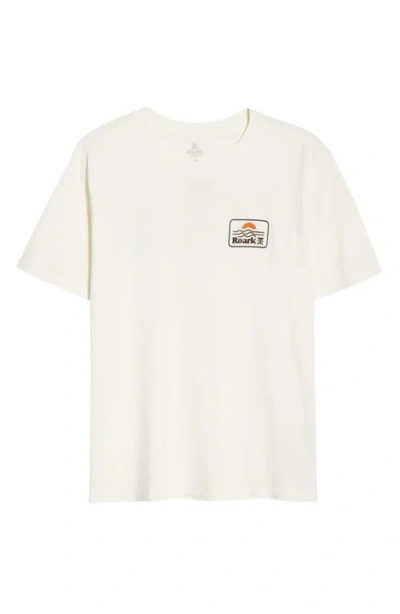 Roark Earth Sea Graphic Regular Fit T-shirt In White