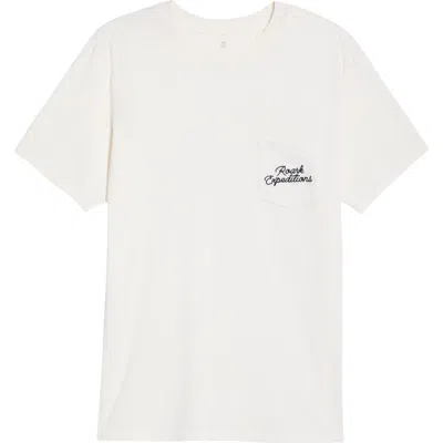 Roark Expeditions Graphic Regular Fit T-shirt In White