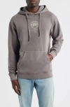 Roark Expeditions Oversize Cotton Graphic Hoodie In Gray