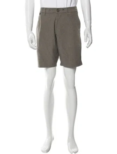 Pre-owned Roark Flat Front Shorts In Neutral