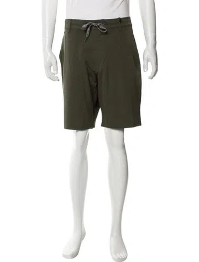 Pre-owned Roark Flat Front Shorts W/ Tags In Green
