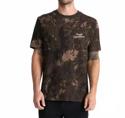 Roark Forest Premium Short Sleeve T-shirt In Camo In Black
