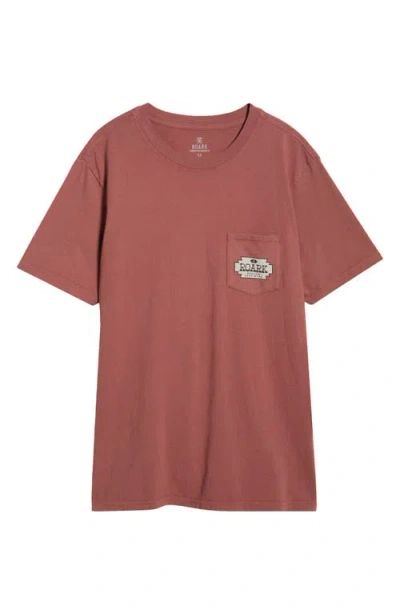 Roark Gaucho Cotton Graphic Pocket T-shirt In Brown