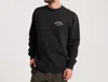 Roark Gear And Guides Crew Sweatshirt In Black In Black