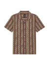 Roark Gonzo Woven Shirt In Red