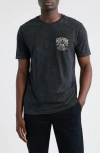 Roark Guideworks Graphic T-shirt In Black