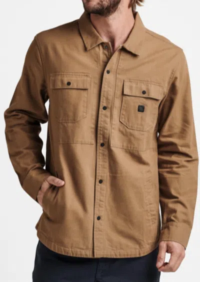 Roark Hebrides Unlined Jacket In Dark Khaki
