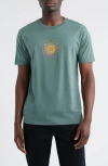 Roark Hod Postcard Graphic T-shirt In Green