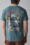Roark House Of Darwin Tee In Teal, Men's At Urban Outfitters In Blue