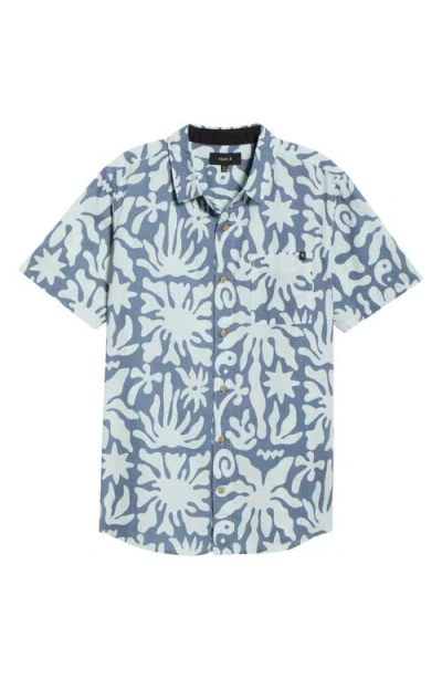 Roark Journey Floral Short Sleeve Button-up Shirt In Multi