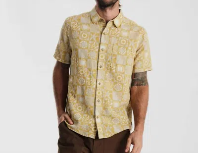 Roark Journey Shirt In Mosaic Sunbeam In Multi