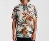 Roark Journey Short Sleeve Woven In Baroque Almond In Multi