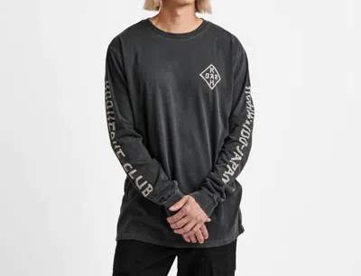 Roark Kookeoke Club Premium Long Sleeve Tee In Black