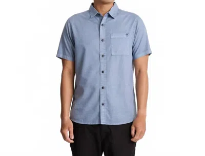Roark Made To Fade Shirt In Slate Blue
