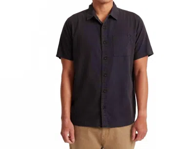 Roark Made To Fade Shirt In Washed Charcoal In Black