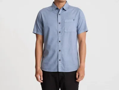 Roark Made To Fade Woven Shirt In Washed Slate