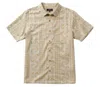 Roark Men's Gonzo Camp Shirt In Sand In Multi