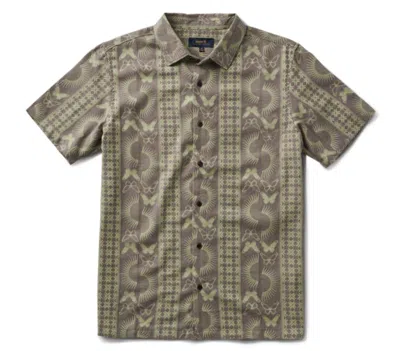 Roark Men's Gonzo Camp Short Sleeve Shirt In Seafoam In Green