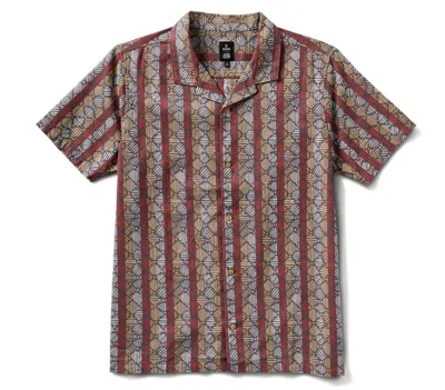 Roark Men's Gonzo Camp Short Sleeve Shirt In Sunburst In Multi