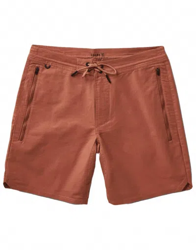 Roark Men's Layover 2.0 Short In Russet In Brown