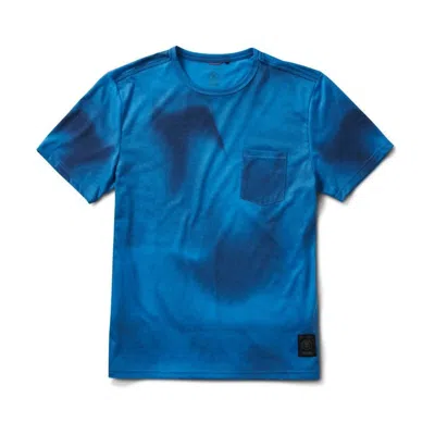 Roark Men's Mathis Core Pocket Short Sleeve Tee In Drifter Blue
