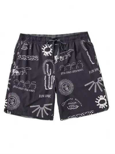 Roark Men's Serrano 2.0 Shorts In Black Print