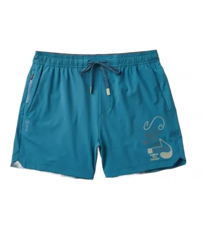 Roark Men's Serrano 5" Shorts In Costa In Blue