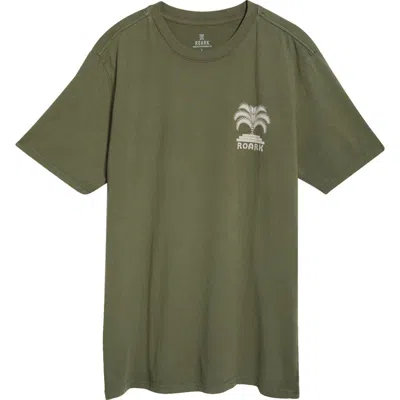 Roark Moto Palm Graphic T-shirt In Green