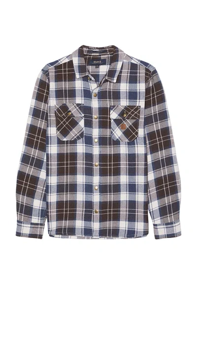 Roark Nordsman Cotton Shirt In Blue
