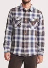 Roark Nordsman Flannel Button Down Shirt In Natural