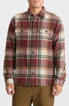 Roark Nordsman Plaid Flannel Snap-up Overshirt In Multi