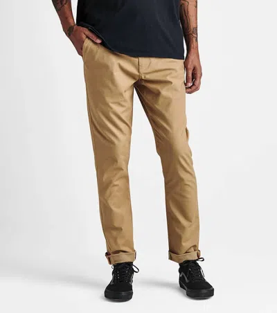 Roark Porter Chino Pant 3.0 In Khaki In Green