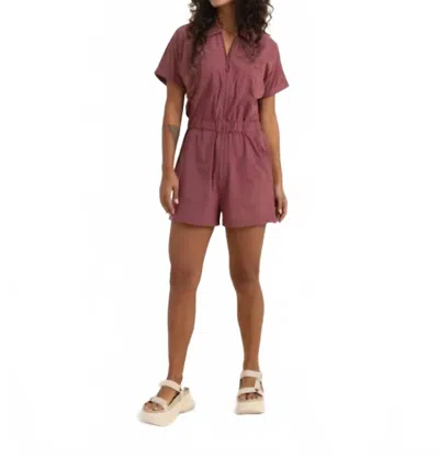 Roark Rapids Romper In Mirto In Multi
