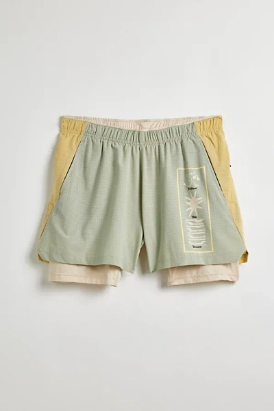 Roark Run Amok Bommer 3.5" Short In Olive, Men's At Urban Outfitters