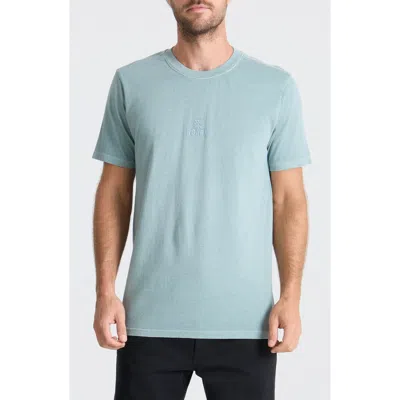 Roark Safecamp Embroidery Cotton T-shirt In Green