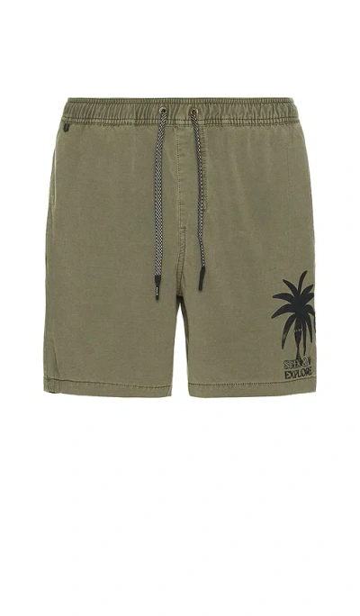 Roark Shorey Swim Short In Army