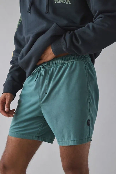 Roark Shorey Swim Short In Green, Men's At Urban Outfitters In Burgundy