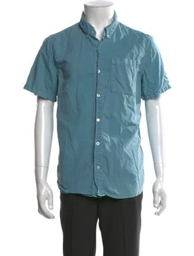 Pre-owned Roark Short Sleeve Shirt In Blue