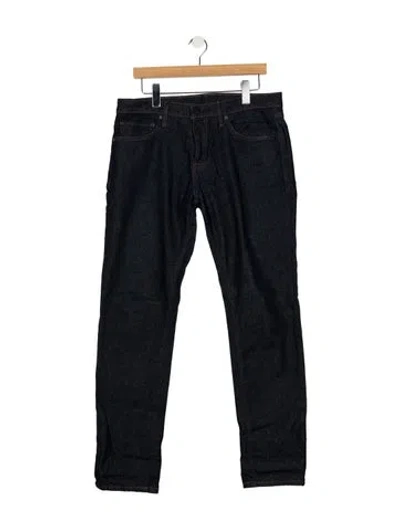 Pre-owned Roark Straight-leg Jeans In Blue