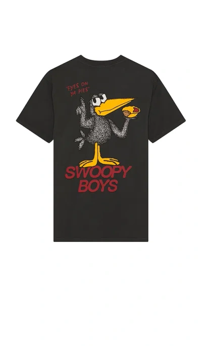 Roark Swoopy Boys Tee In Black