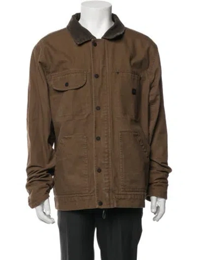 Pre-owned Roark Utility Jacket In Brown