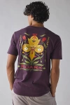 Roark X Tomas Graphic Tee In Purple, Men's At Urban Outfitters In Burgundy