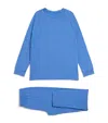 Roarsome Bamboo Base Layer Set In Blue