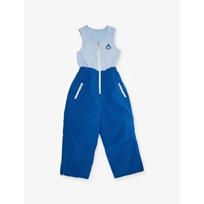 Roarsome Kids' Blue Reef Colour-block Ski Salopett