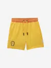 Roarsome Boys Cub The Lion Swim Shorts In Yellow