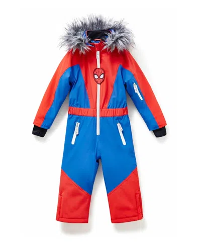 Roarsome Boys' Spiderman Ski Suit - Little Kid, Big Kid In Red/blue
